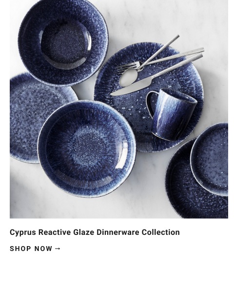 Cyprus Reactive Glaze Dinnerware Collection >