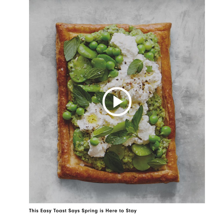 This Easy Toast Says Spring is Here to Stay