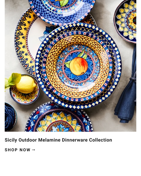 Siciliy Outdoor Melamine >