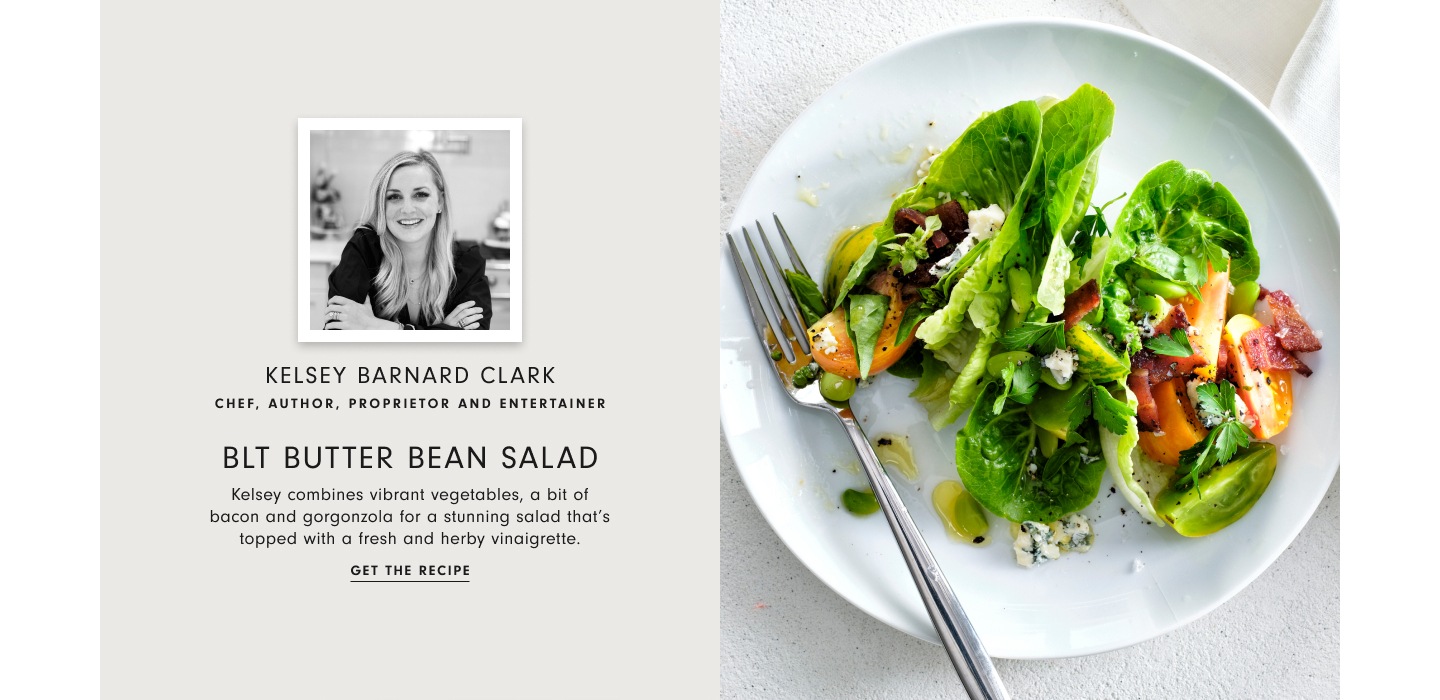 BLT Butter Bean Salad from Kelsey Bernard Clark