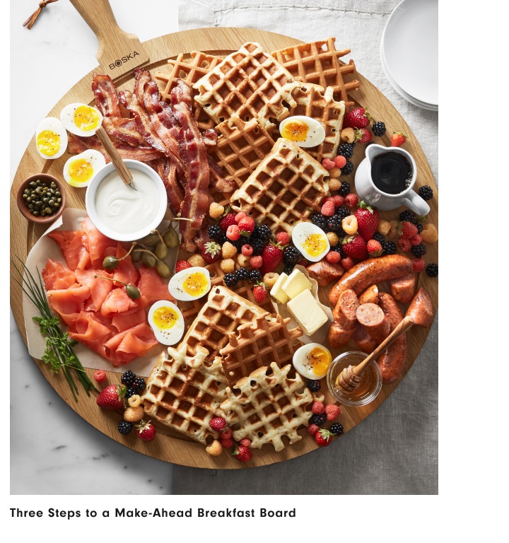 Three Steps to a Make-Ahead Breakfast Board