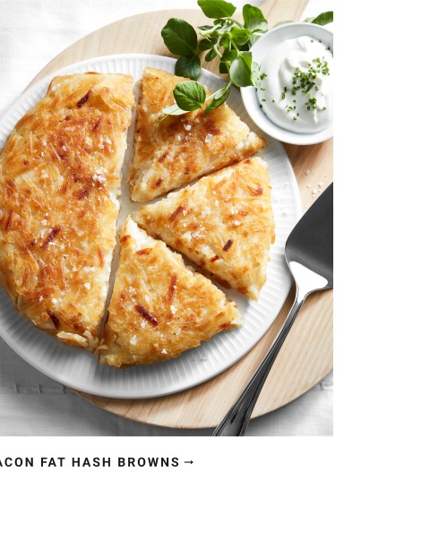 Bacon Fat Hash Browns
