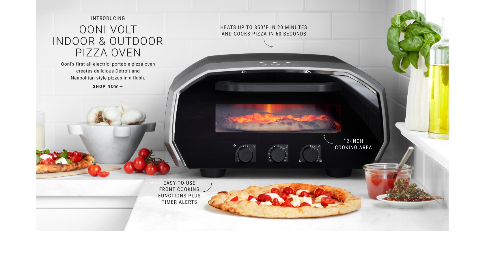 New! Ooni Volt Electric Pizza Oven