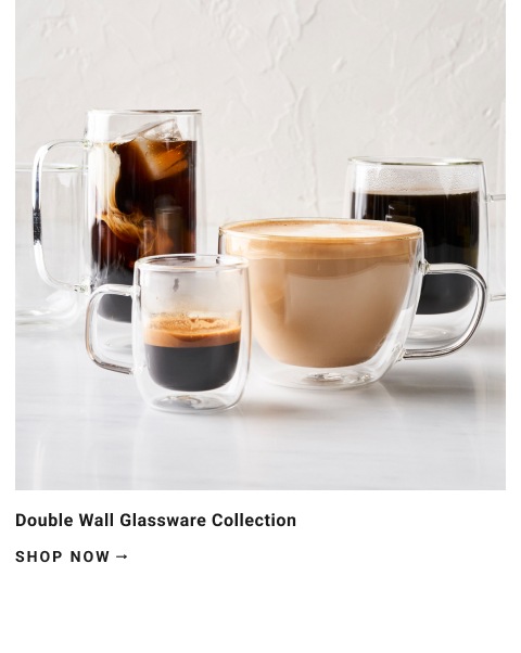 Double Wall Glassware Collection