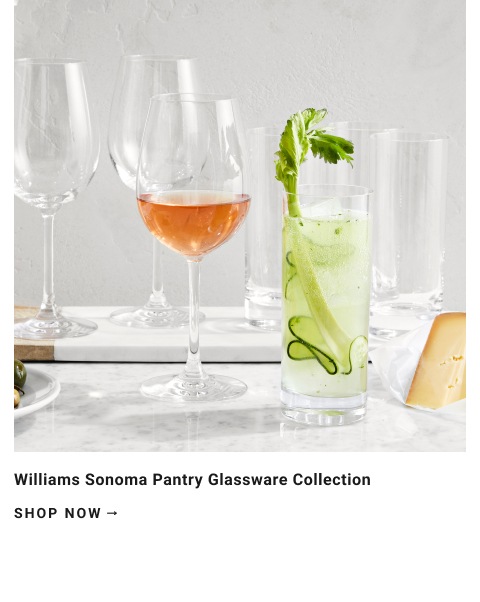 Williams Sonoma Pantry Glassware Collection