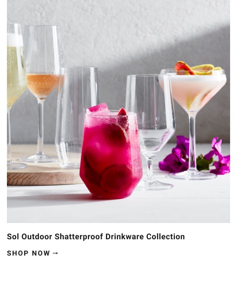 Sol Outdoor Shatterproof Drinkware Collection >