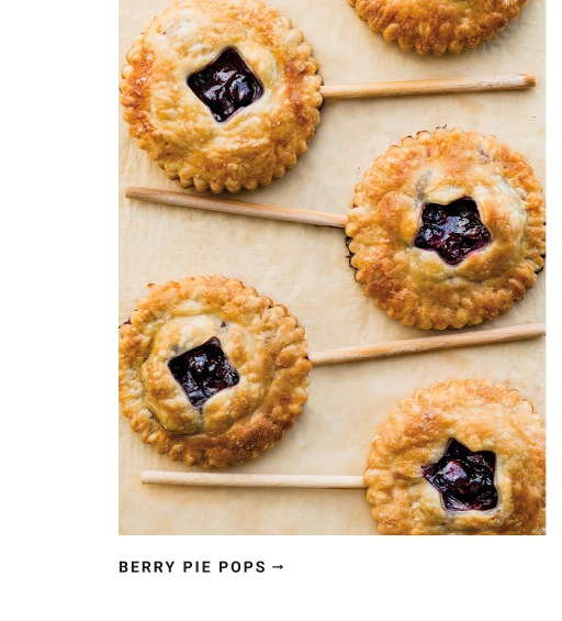 Berry Pie Pops