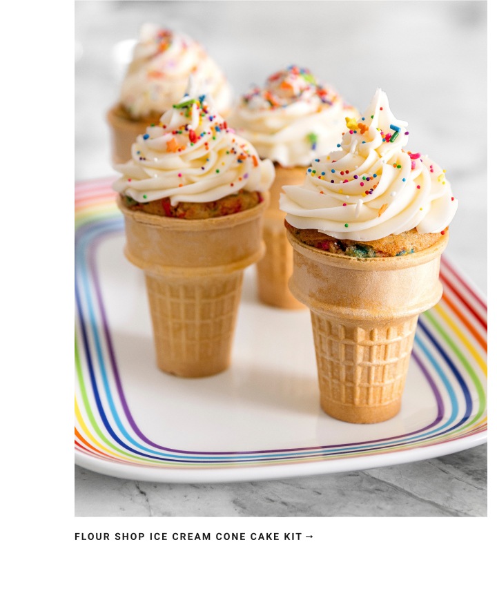 Flour Shop Ice Cream Cone Cake Kit