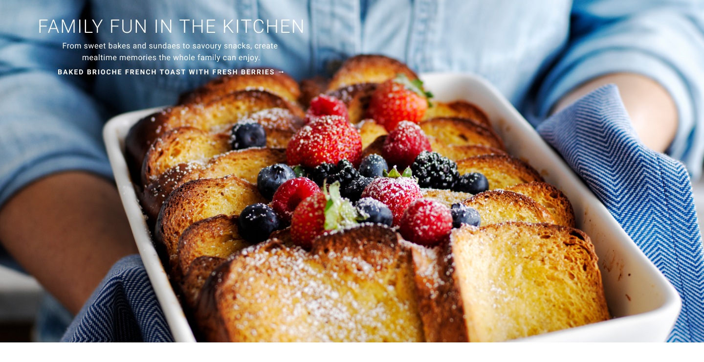 Baked Brioche French Toast with Fresh Berries
