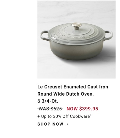 Warehouse Sale - Up to 30% Off Cookware*