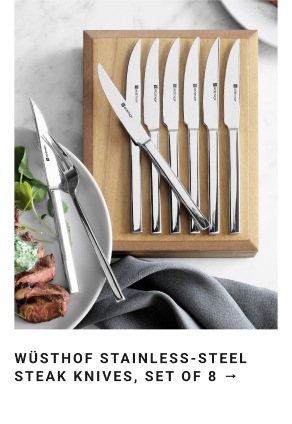 Father's Day Gifts - Wusthof Stainless-Steel Steak Knives, Set of 8