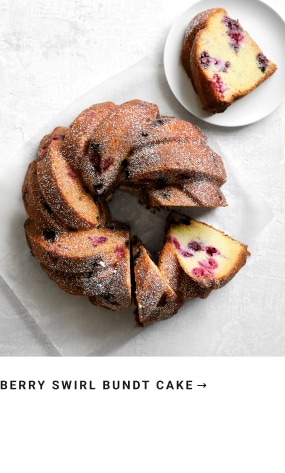Berry Swirl Bundt Cake