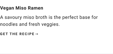 Vegan Miso Ramen Recipe
