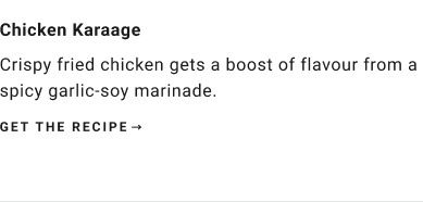 Chicken Karaage