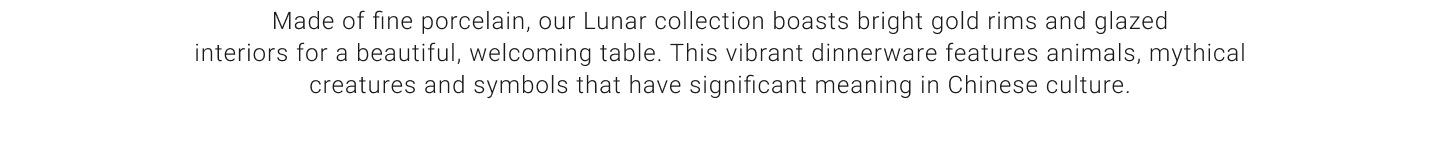 Lunar Dinneware Collection Lunar Dinneware Collection