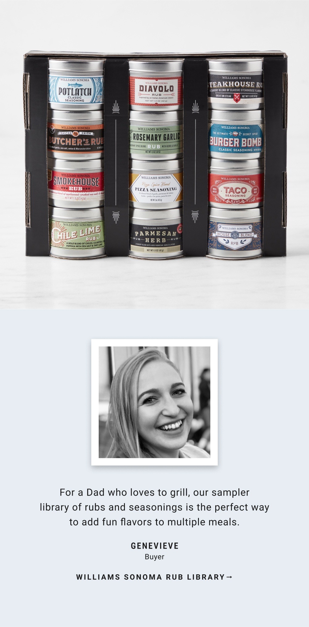 Williams Sonoma Rub Library