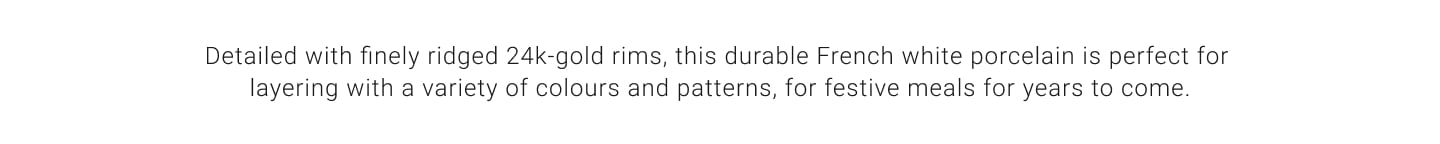 Pillivuyt Plisse Gold Dinnerware Collection