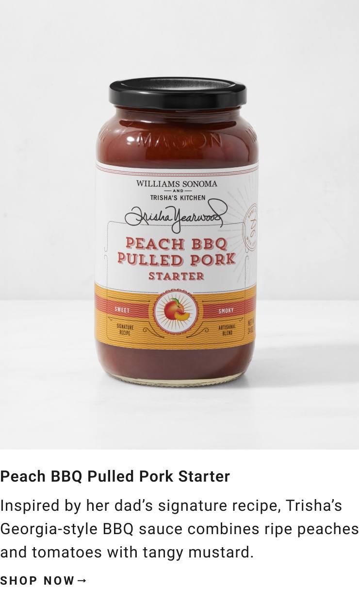 Peach BBQ Pulled Pork Starter