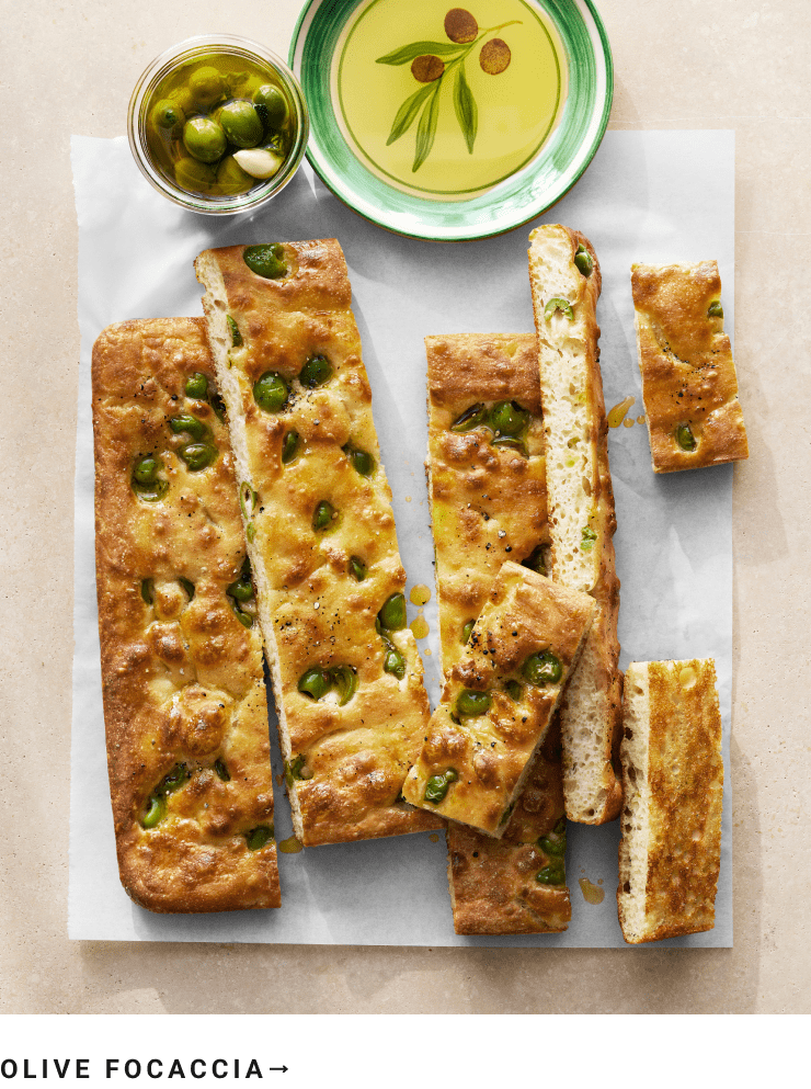Olive Focaccia Recipe