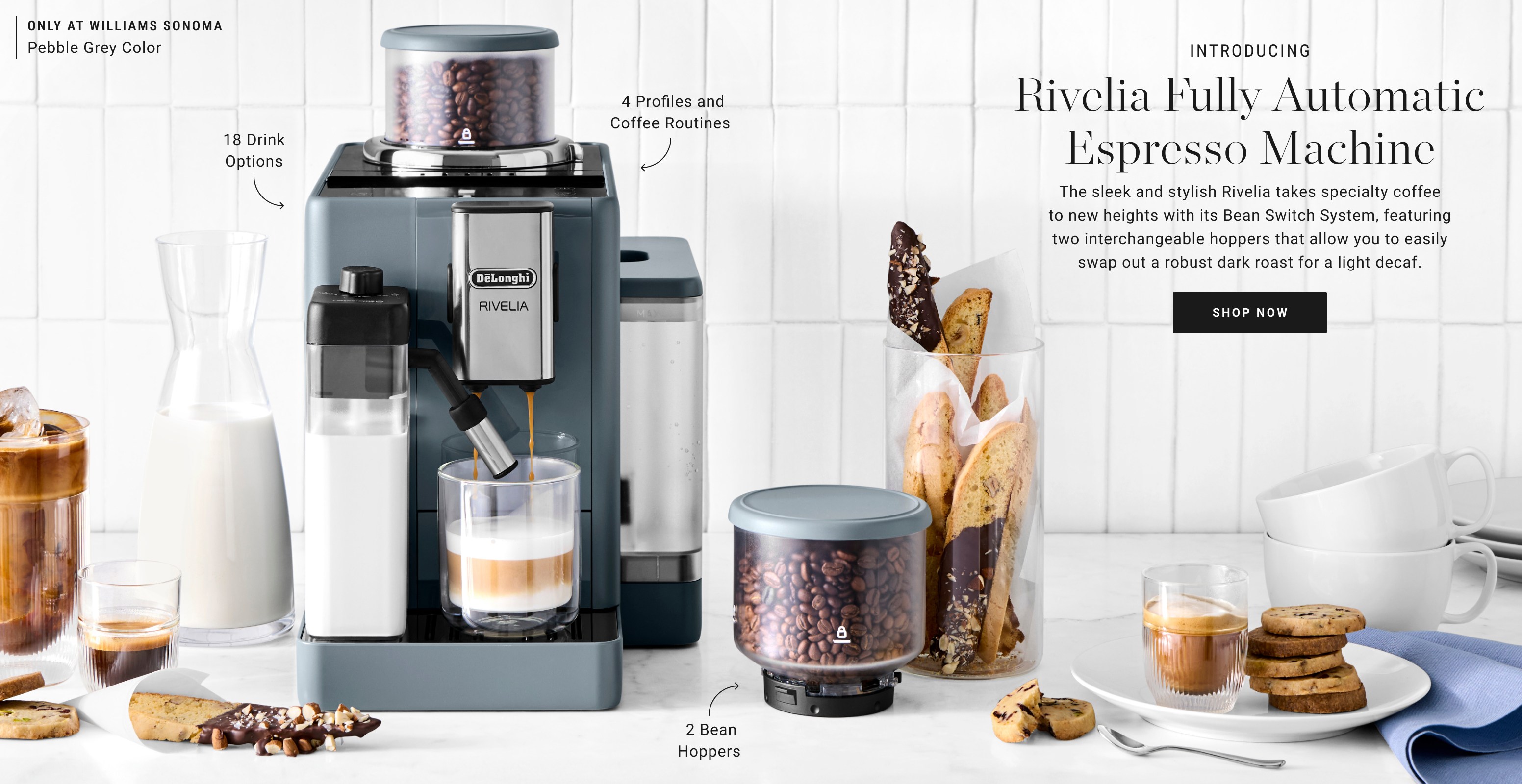 De'Longhi Rivelia Fully Automatic Espresso Machine