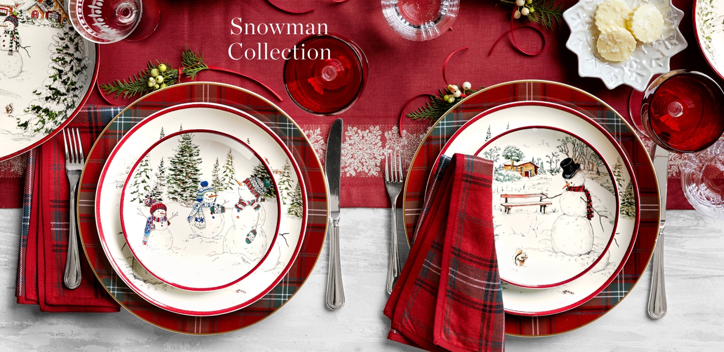 Snowman Dinnerware Collection