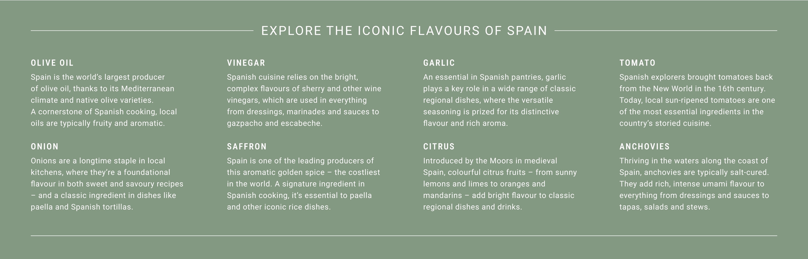 Explore the Iconic Flavors of Spain