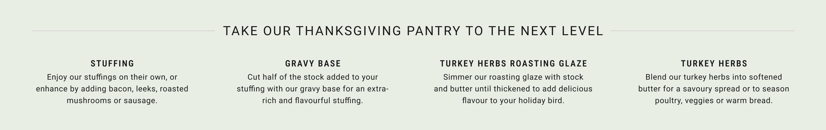 Take Our Thanksgiving Pantry to the Next Level