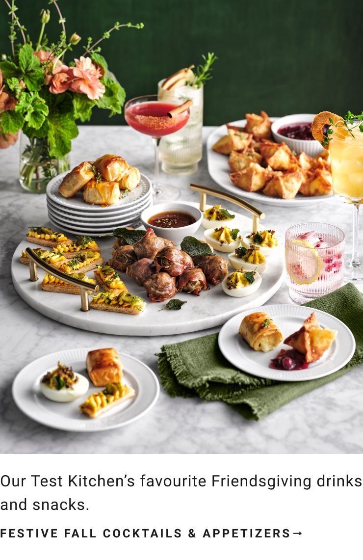 Festive Fall Cocktails & Appetizers