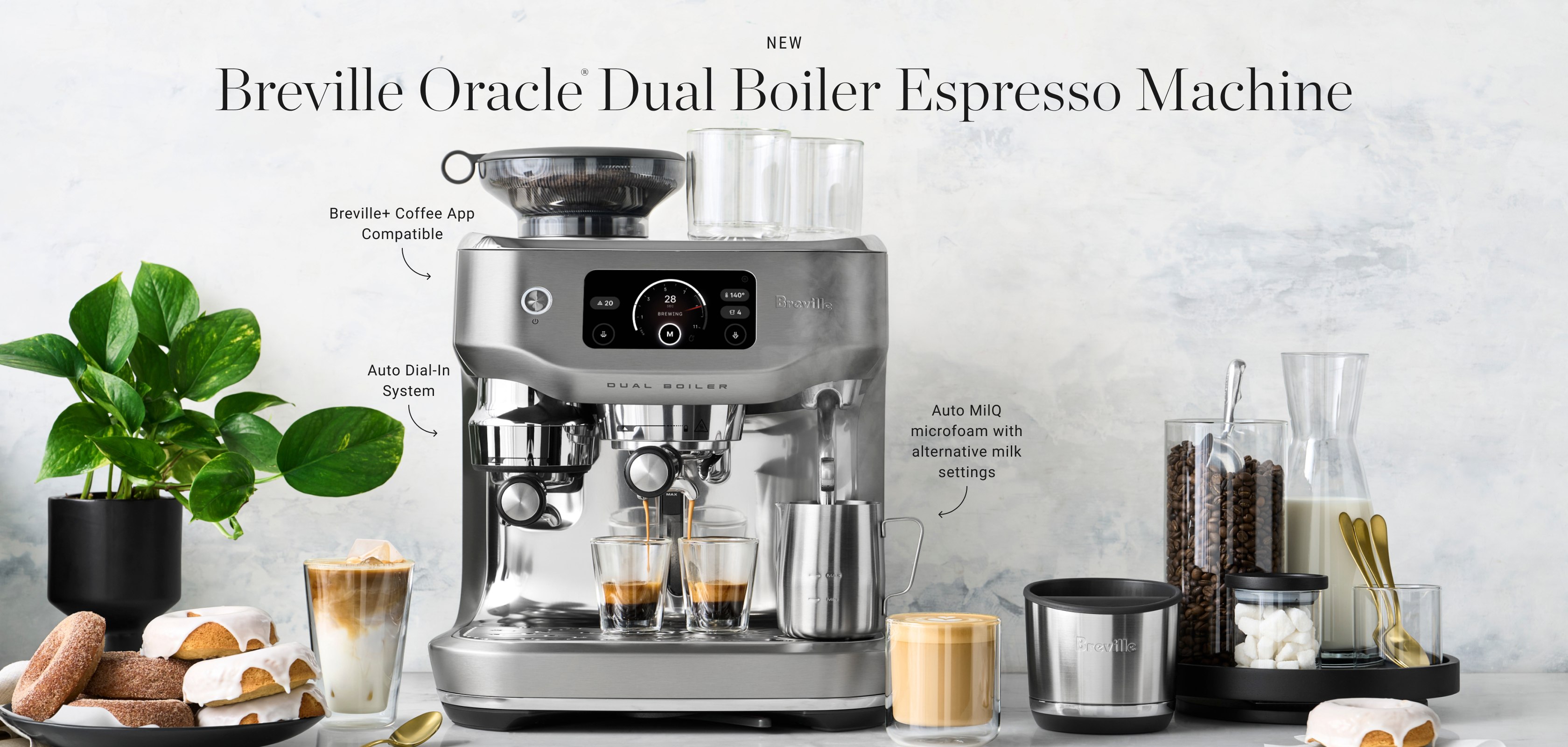 Breville Oracle® Dual Boiler Espresso Machine Breville Oracle® Dual Boiler Espresso Machine
