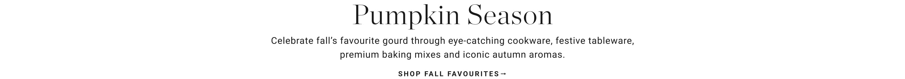 Shop Fall Favourites