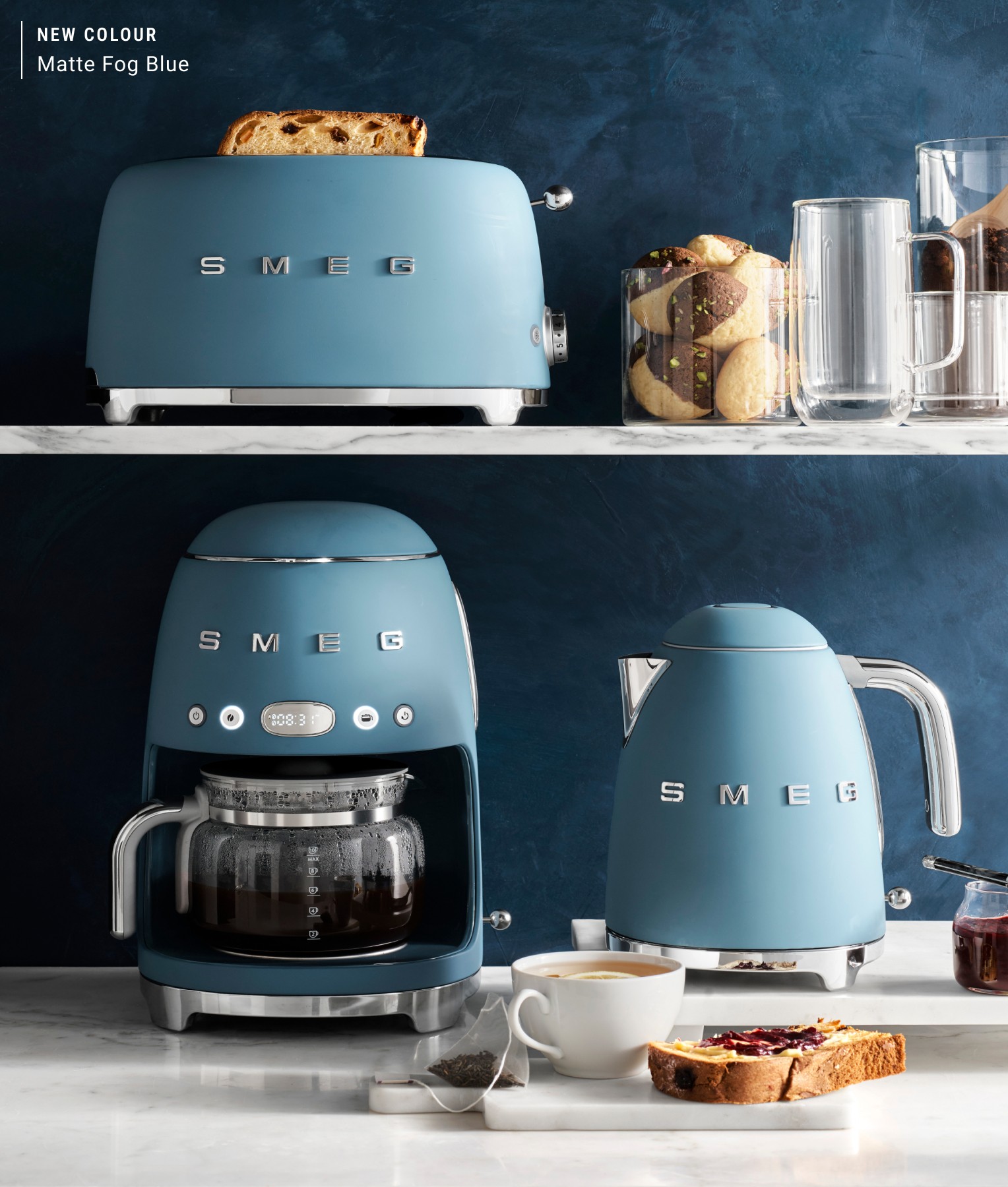 SMEG Matte Fog Blue