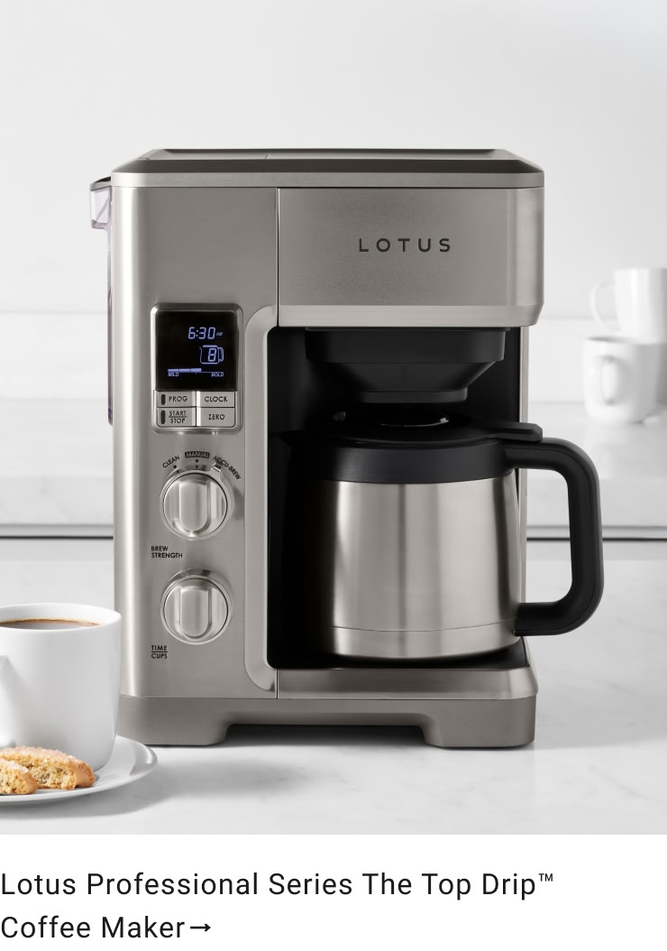 Shop Lotus Professional Series The Top Drip Coffee Maker Shop Lotus Professional Series The Top Drip Coffee Maker