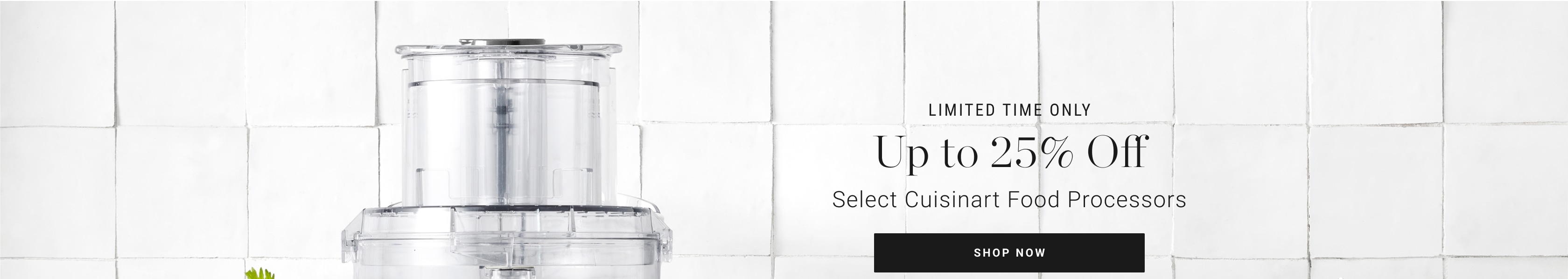 Up to 25% Off Select Cuisinart Food Processors