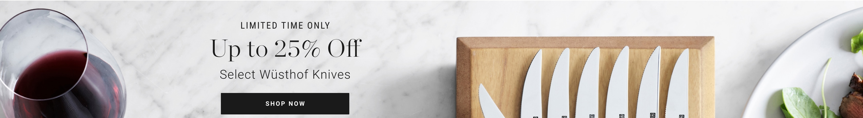 Up to 25% Off Select Wusthof Knives