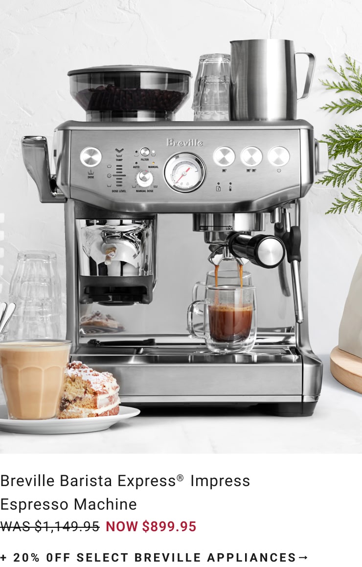 20% Off Select Breville Appliances