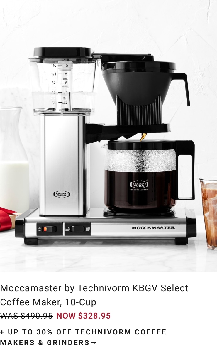 Up to 30% Off Technivorm Coffee Makers & Grinders