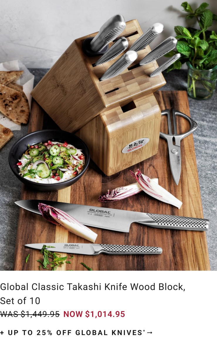 Up to 25% Off Global Knives*