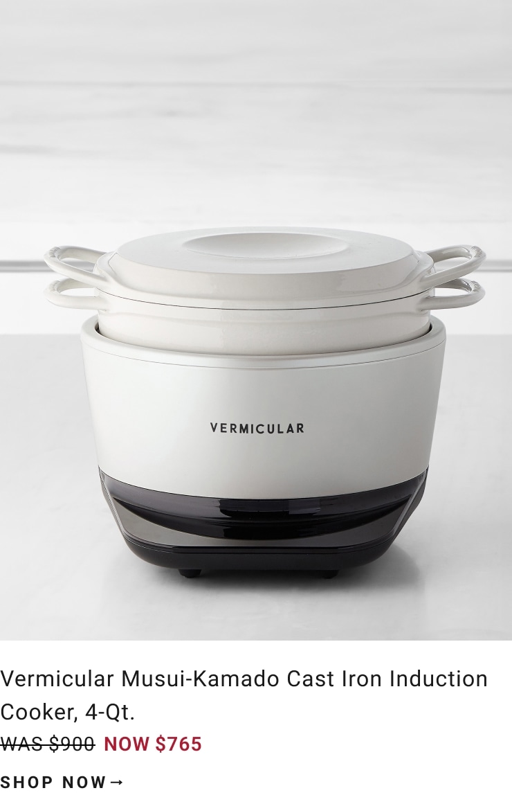 Shop Vermicular Musui-Kamado Cast Iron Induction Cooker