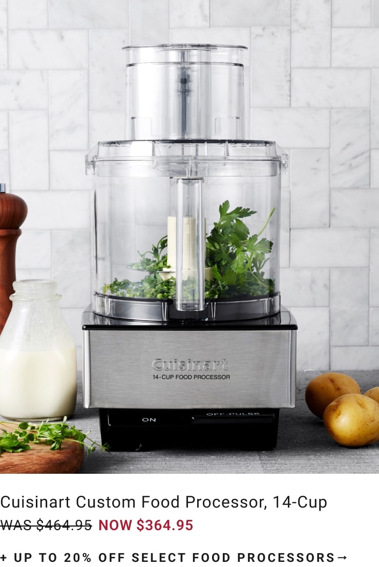 Up to 20% Off Select Food Processors