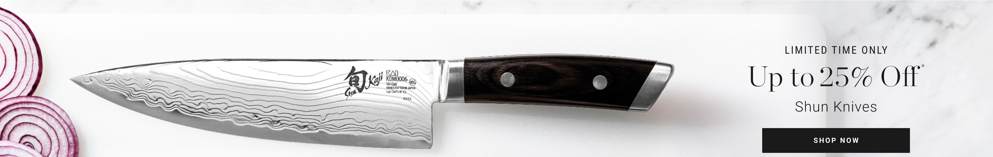 Up to 25% Off Shun Knives