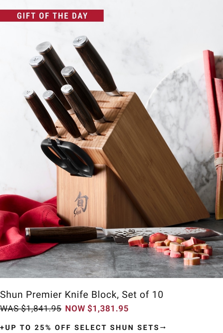 Up to 25% Off Select Shun Sets