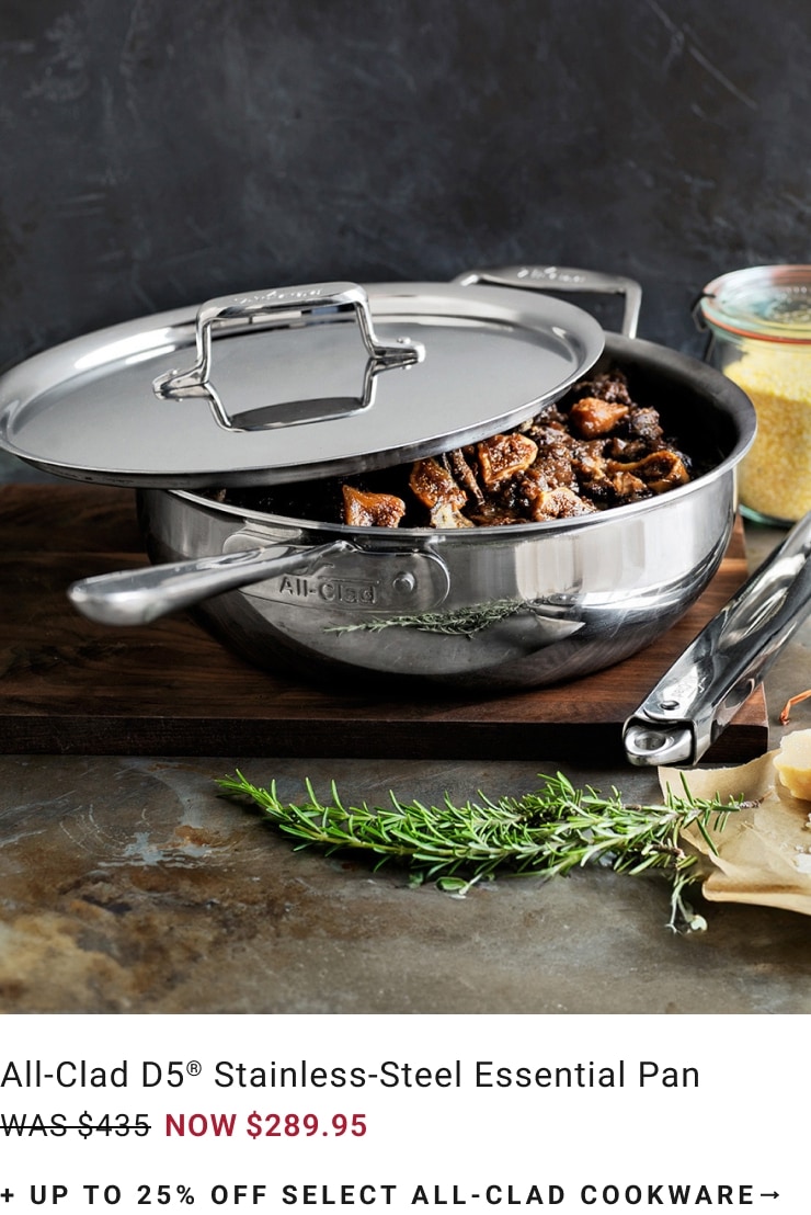 Up to 25% Off Select All-Clad Cookware
