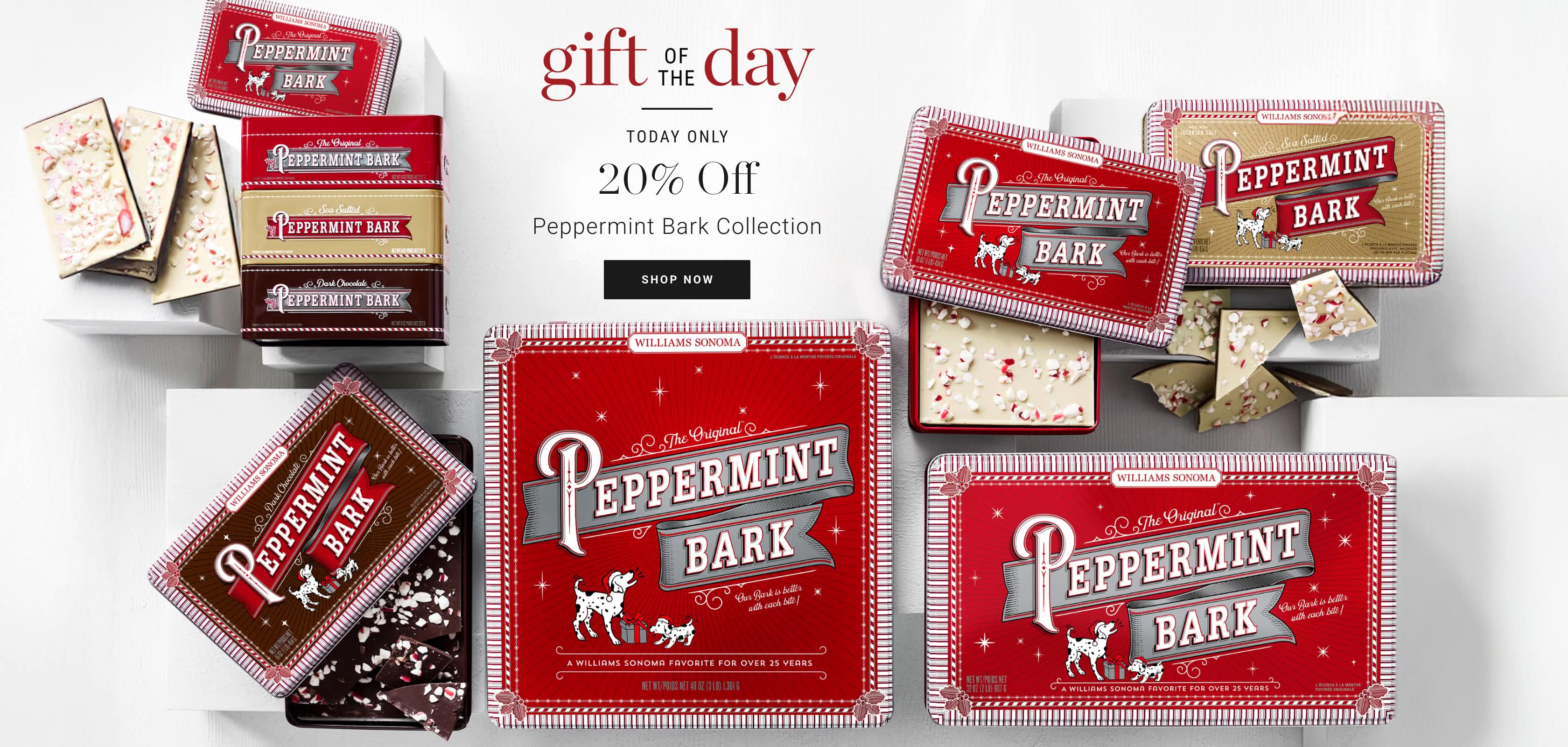 Peppermint Bark Collection - Shop Now Peppermint Bark Collection - Shop Now