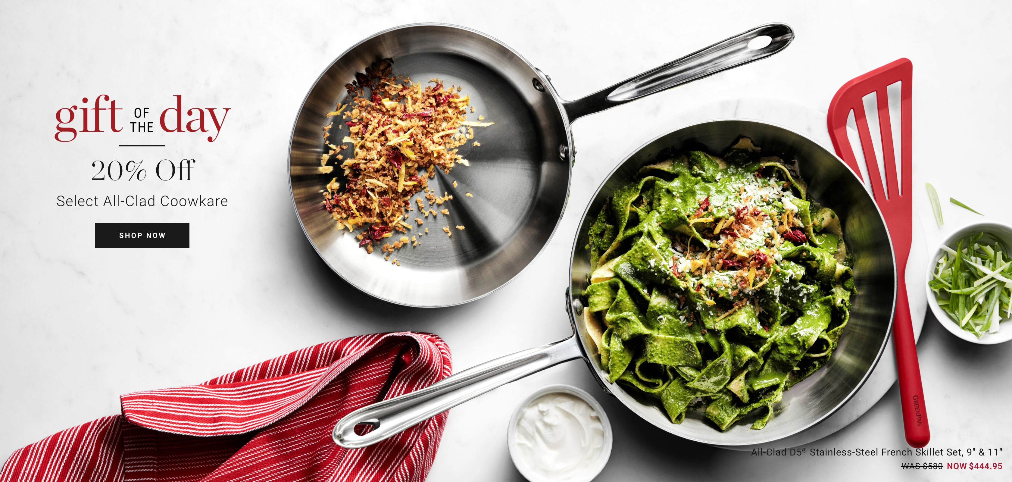 Up to 20% Off Select All-Clad Cookware