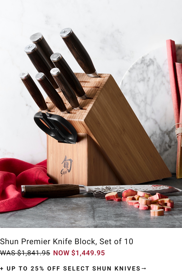 Up to 25% Off Select Shun Knives Up to 25% Off Select Shun Knives