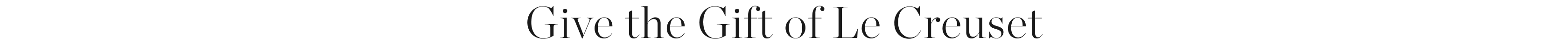 Give the Gift of Le Creuset Give the Gift of Le Creuset