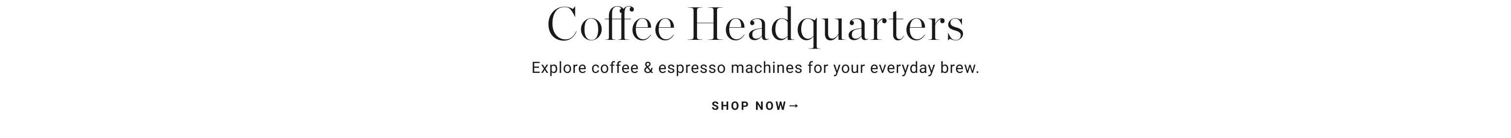 Shop Coffee & Espresso Machines