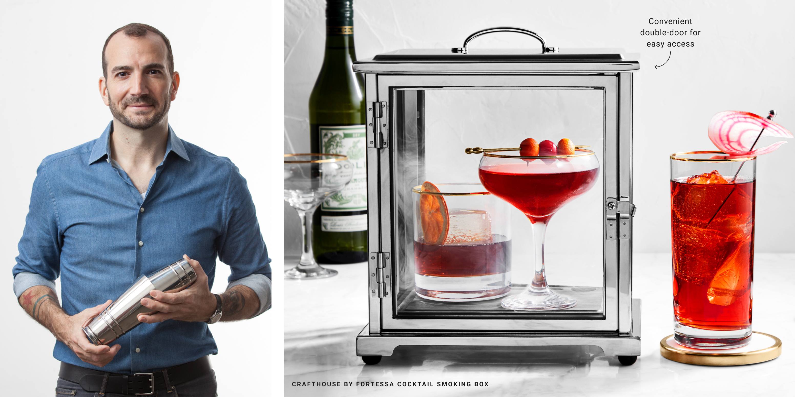 Crafthouse by Fortessa Cocktail Smoking Box