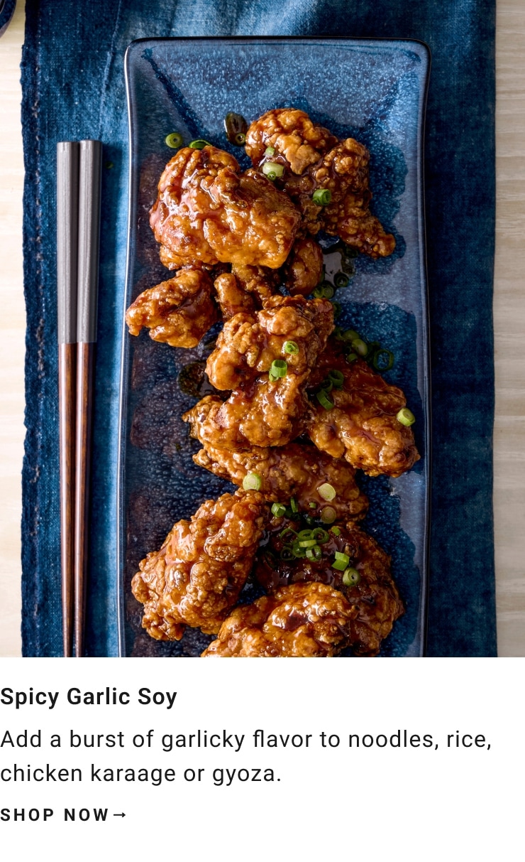 Spicy Garlic Soy
