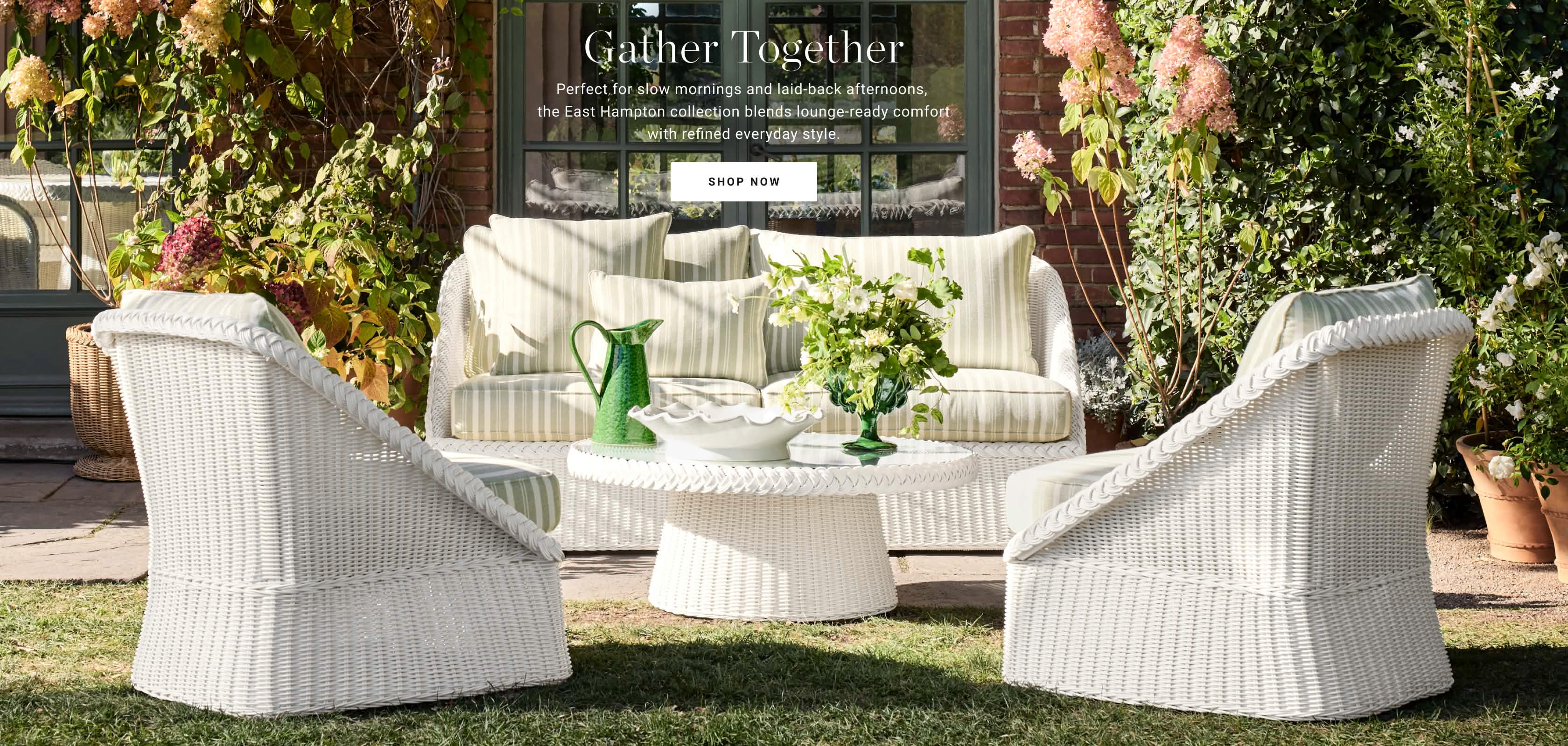 Shop AERIN East Hampton Furniture Collection